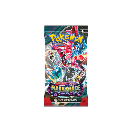 Pokémon Einzelbooster: Maskerade im Zwielicht (Karmesin & Purpur) – Artwork 3 – Deutsch