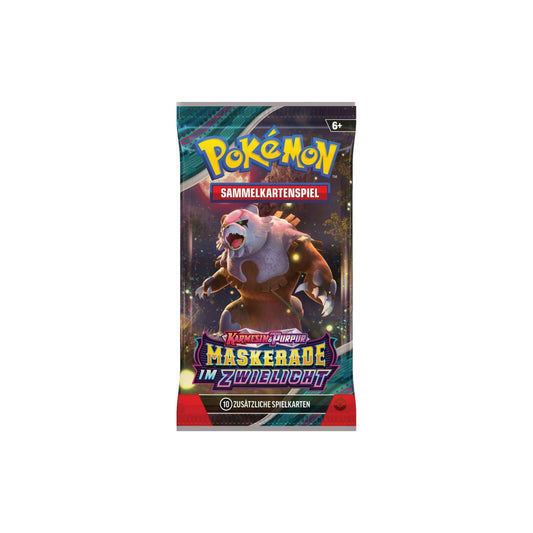 Pokémon Einzelbooster: Maskerade im Zwielicht (Karmesin & Purpur) – Artwork 4 – Deutsch
