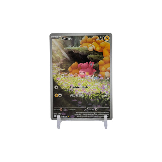 Pamo – Paldeas Schicksale (Paldean Fates) – 226/091 – Illustration Rare – Deutsch – Vorderseite