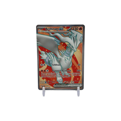 Reshiram ex – Weiße Flammen (White Flare) – WHT-158/086 – Ultra Rare – Deutsch – Vorderseite