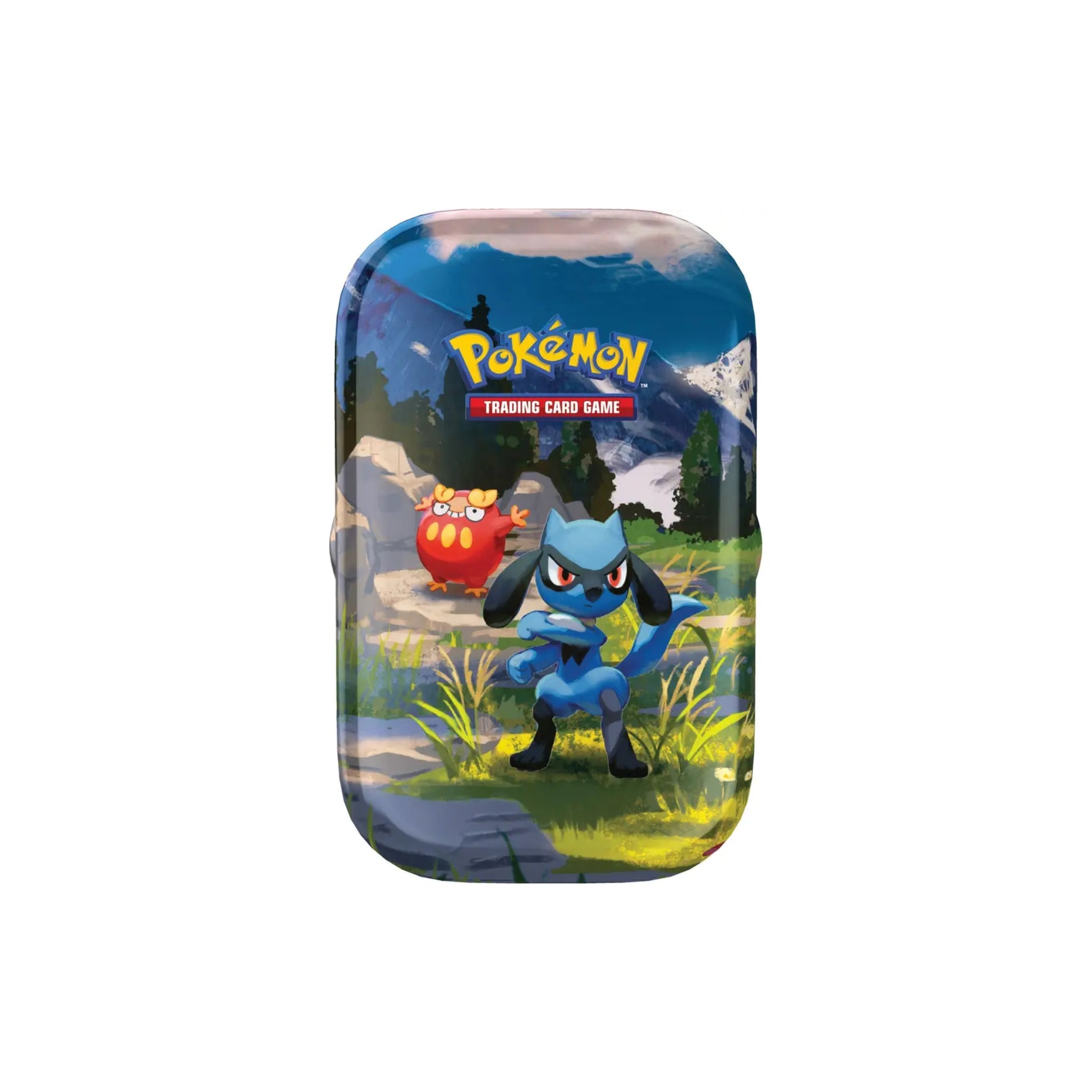 Pokémon Mega-Entwicklung Erhabene Helden Mini Tin Deutsch - Motiv mit Riolu und Flampion