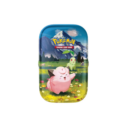 Pokémon Mega-Entwicklung Erhabene Helden Mini Tin Deutsch - Motiv mit Piepi und Endivie