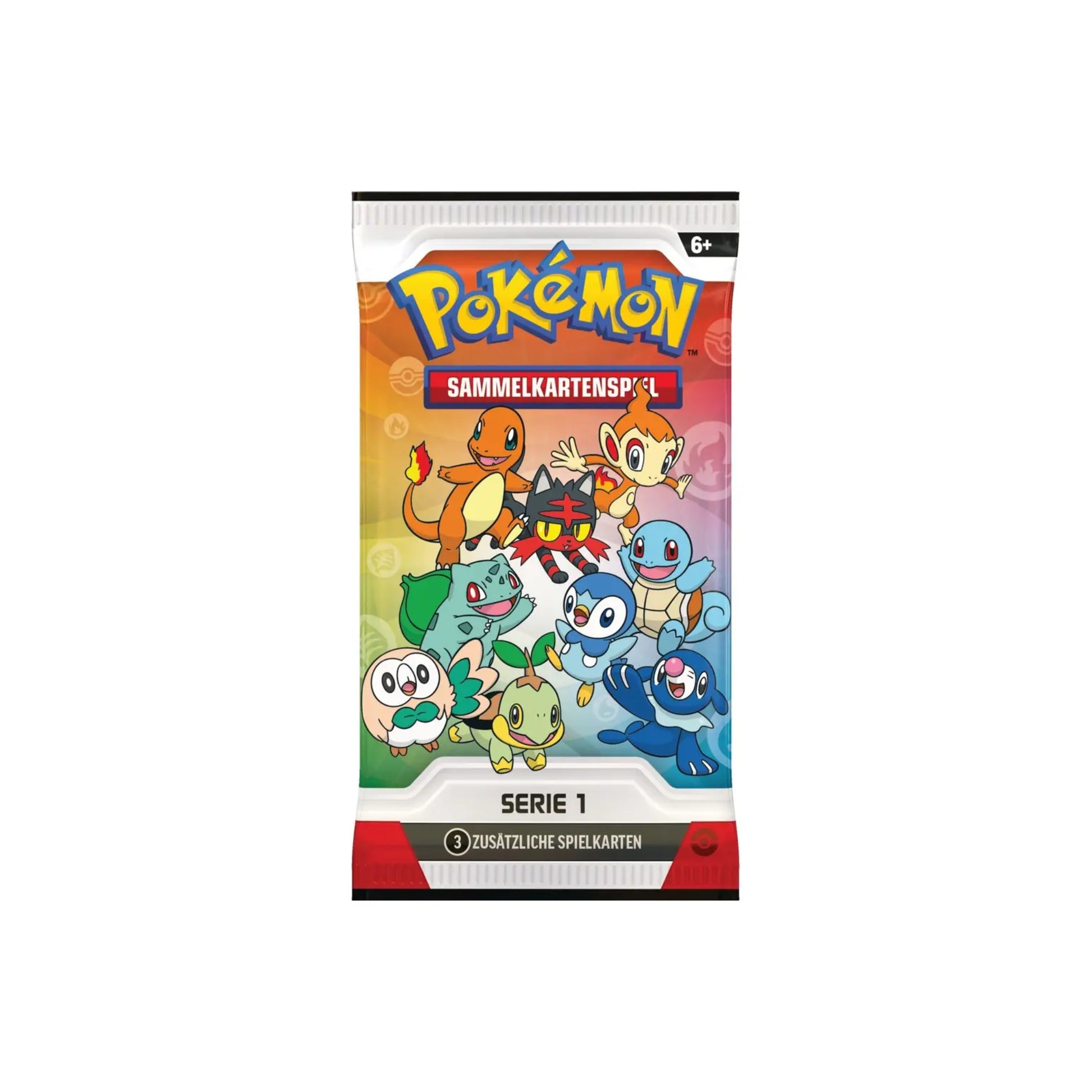 Pokémon Erste Partner Kollektion Serie 1 Deutsch - Inhalt der Box: Illustration-Booster mit 3 Starter-Pokémon Illustration Rares