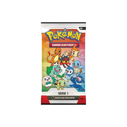 Pokémon Erste Partner Kollektion Serie 1 Deutsch - Inhalt der Box: Illustration-Booster mit 3 Starter-Pokémon Illustration Rares