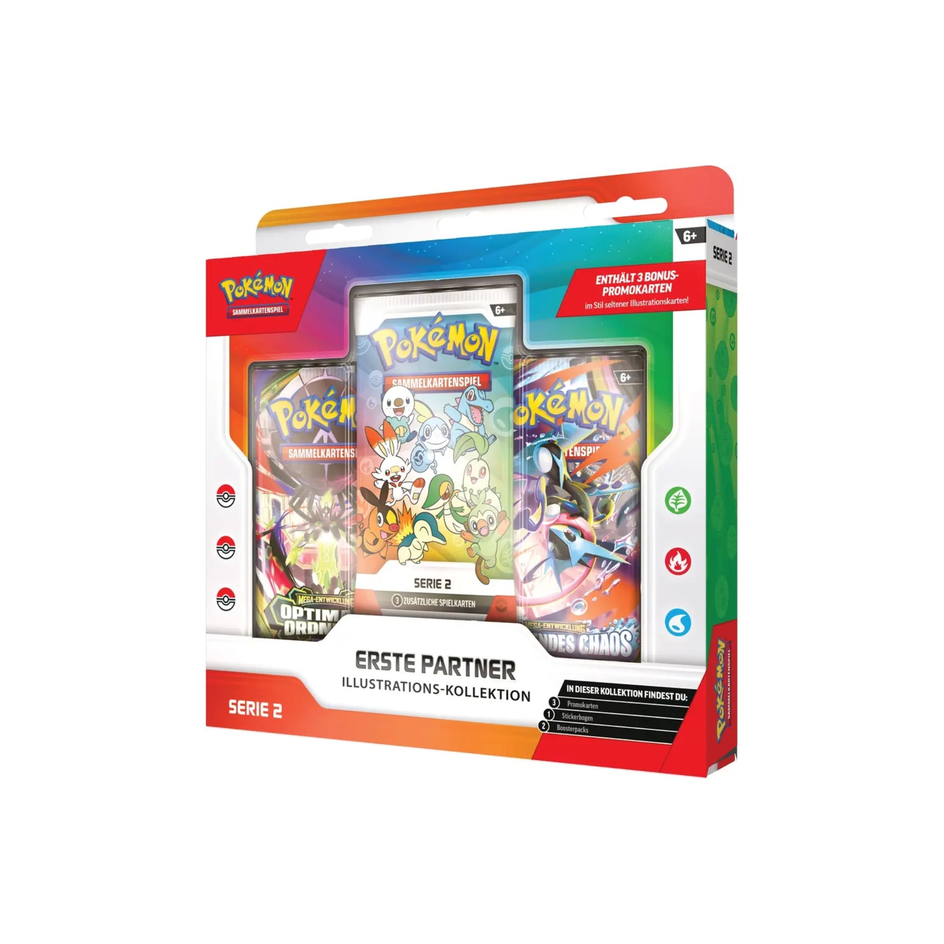 Pokémon Erste Partner Kollektion Serie 2 Deutsch - Vorderseite der Produktbox