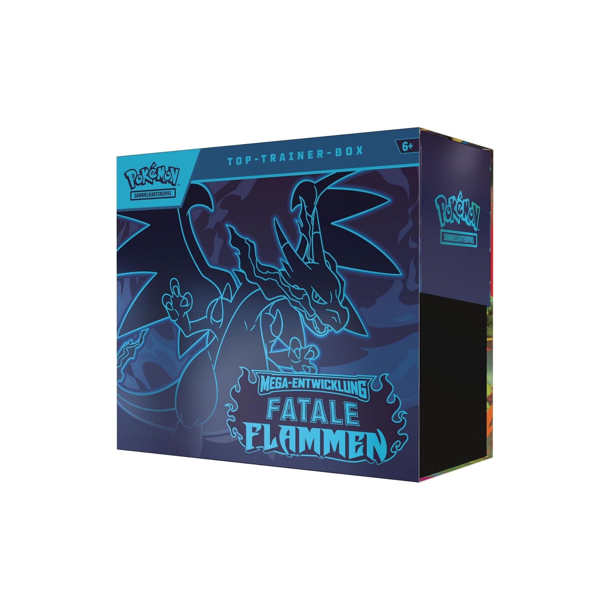 Pokémon Mega Entwicklung Fatale Flammen Top Trainer Box – deutsche Top Trainer Box mit Mega-Glurak Motiv neu versiegelt
