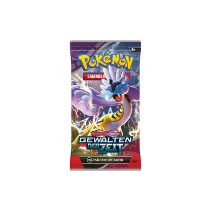 Pokémon TCG Gewalten der Zeit Einzelbooster Deutsch – versiegeltes Boosterpack – Balucards