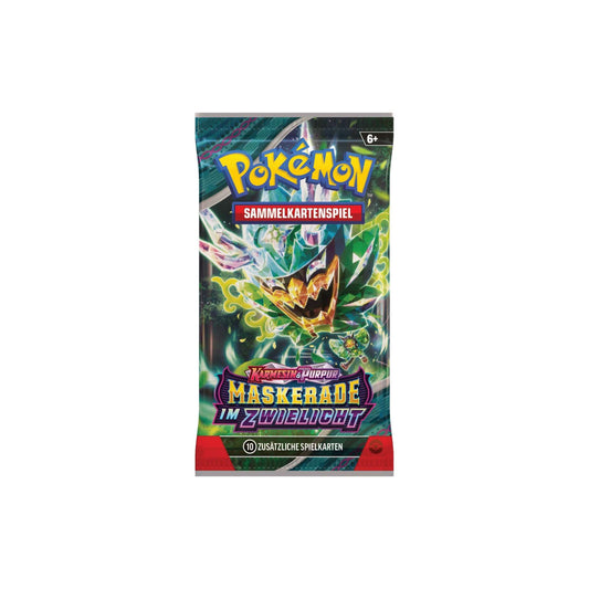 Pokémon Einzelbooster: Maskerade im Zwielicht (Karmesin & Purpur) – Artwork 1 – Deutsch