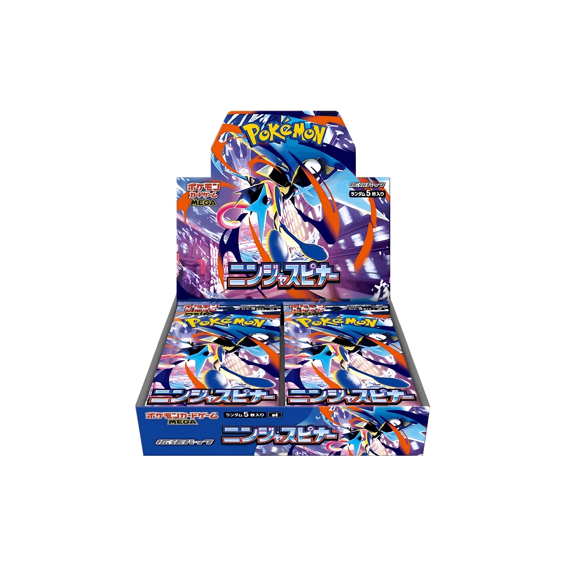 Pokémon Ninja Spinner Display Japanisch - Booster-Display mit 30 Boosterpacks