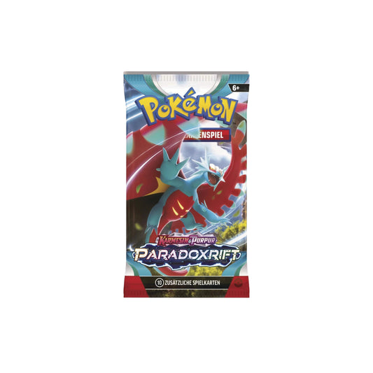 Pokémon Einzelbooster: Paradoxrift (Karmesin & Purpur) – Artwork 4 – Deutsch