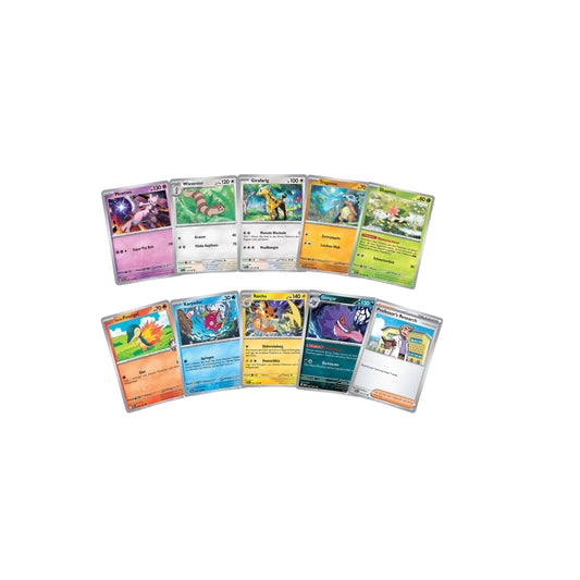 Pokémon Einzelkarten Bulk: Karmesin & Purpur – 25x Common / Uncommon Karten