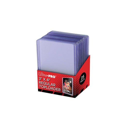 Ultra Pro Toploader – 25 stabile Kartenhüllen für Sammelkarten (Regular Size)
