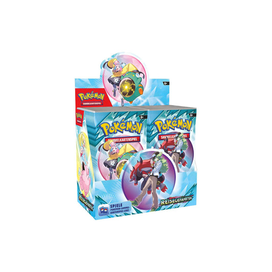 Pokémon 36er Display – Reisegefährten (Karmesin & Purpur) – Deutsch – Vorderseite A