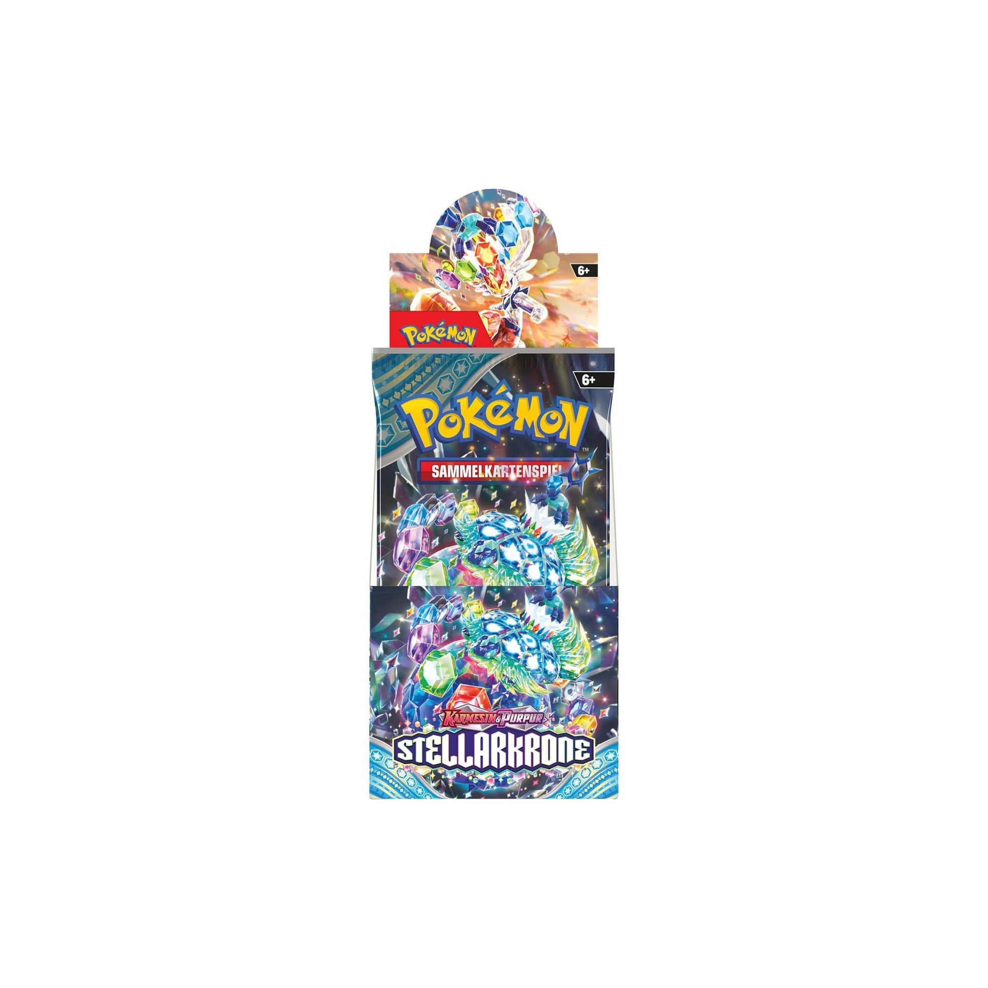Pokémon 18er Display – Stellarkrone (Karmesin & Purpur) – Deutsch – Vorderseite B