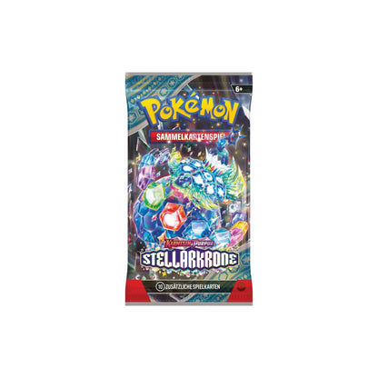 Pokémon Einzelbooster: Stellarkrone (Karmesin & Purpur) – Artwork 2 – Deutsch