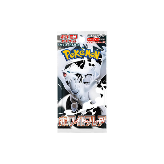Pokémon TCG White Flare [SV11w] Einzelbooster – Japanisch, original & ungeöffnet – Boosterpack mit 7 Karten bei Balucards.